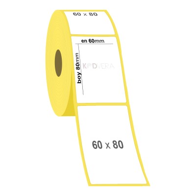 60 x 80 Kuşe Etiket - 2