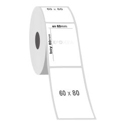 60 x 80 Silver Mat Etiket - 2