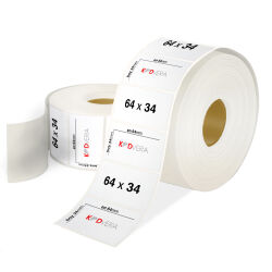64 x 34 PP Opak Etiket - 1