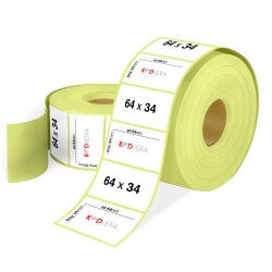 64 x 34 Termal Etiket - 1
