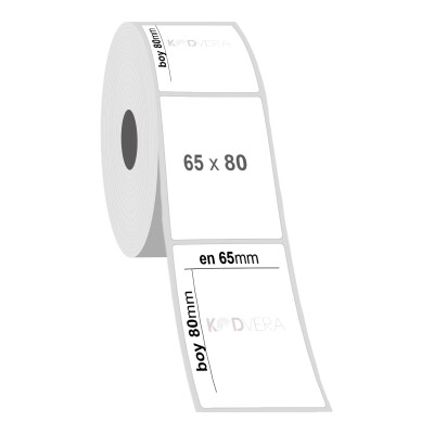 65 x 80 PP Opak Etiket - 2