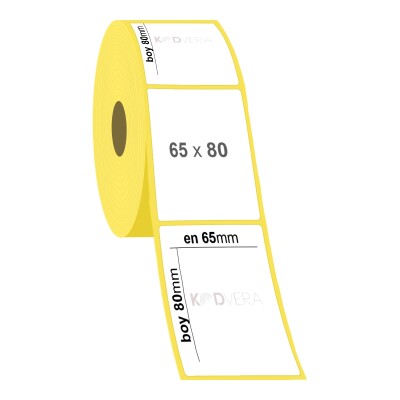 65 x 80 Vellum Etiket - 2