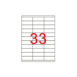 70 X 25.4 Lazer Etiket KV-1133 - 1