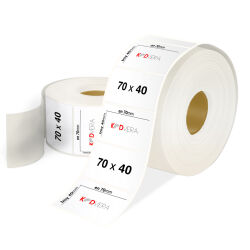 70 x 40 Şeffaf Etiket - 1