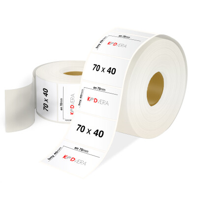 70 x 40 Şeffaf Etiket - 1