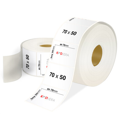 70 x 50 Şeffaf Etiket - 1