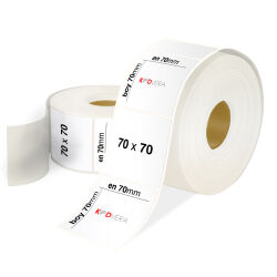 70 x 70 Şeffaf Etiket - 1