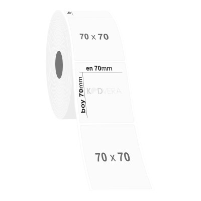 70 x 70 Şeffaf Etiket - 2