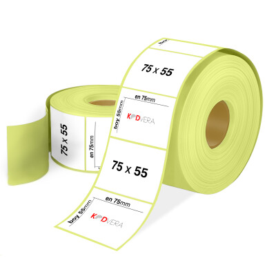 75 x 55 Vellum Etiket - 1