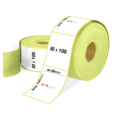 80 x 100 Kuşe Etiket - 1