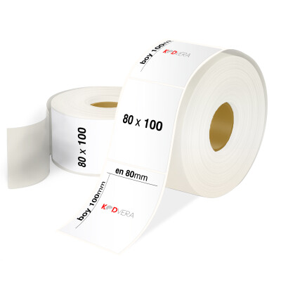80 x 100 PP Opak Etiket - 1
