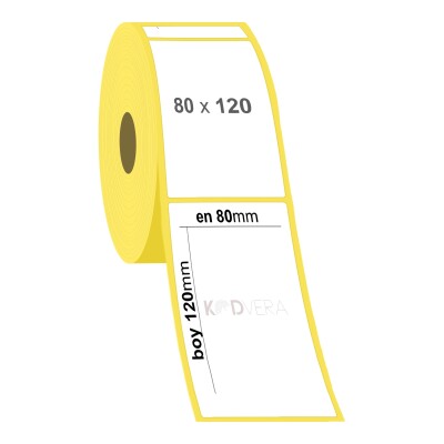 80 x 120 Kuşe Etiket - 2
