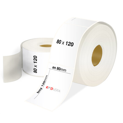 80 x 120 PP Opak Etiket - 1