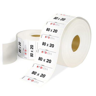 80 x 20 PP Opak Etiket - 1