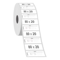 80 x 20 PP Opak Etiket - 2