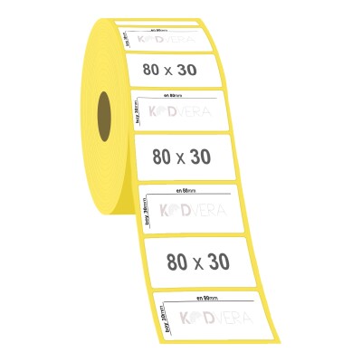 80 x 30 Termal Etiket - 2