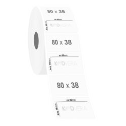 80 x 38 Şeffaf Etiket - 2