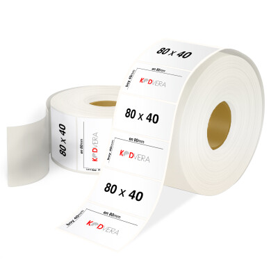 80 x 40 Şeffaf Etiket - 1