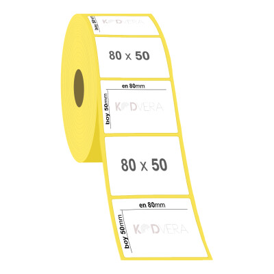 80 x 50 Kuşe Etiket - 2