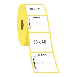 80 x 60 Lamine Termal Etiket - 2