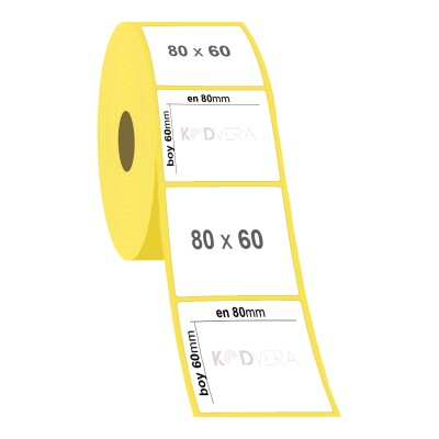 80 x 60 Lamine Termal Etiket - 2