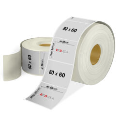 80 x 60 Silver Mat Etiket - 1