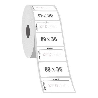 89 x 36 PP Opak Etiket - 2
