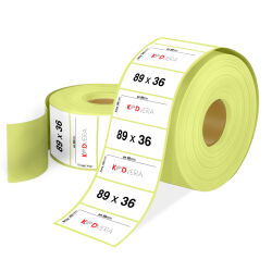89 x 36 Vellum Etiket - 1