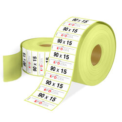 90 x 15 Termal Etiket - 1