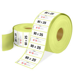90 x 25 Lamine Termal Etiket - 1