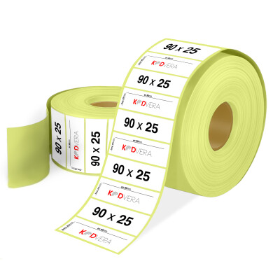 90 x 25 Lamine Termal Etiket - 1