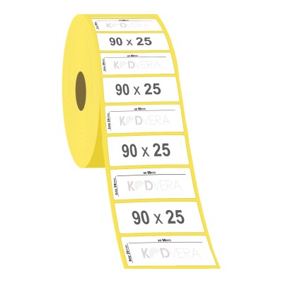 90 x 25 Lamine Termal Etiket - 2