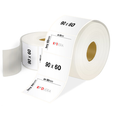 90 x 60 Şeffaf Etiket - 1