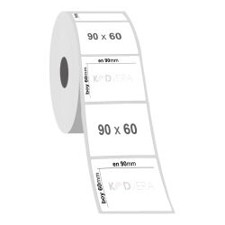 90 x 60 Silver Mat Etiket - 2