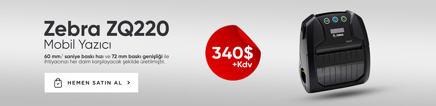 Zebra ZQ220 Mobil Yazıcı